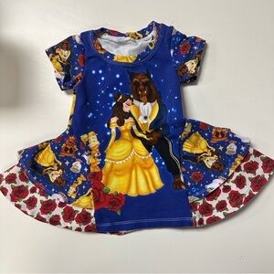 Beauty & The Beast Infant Twirl Dress